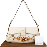 Gucci Leather Horsebit Shoulder Bag