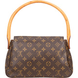 Louis Vuitton Canvas Monogram Looping PM Shoulder Bag
