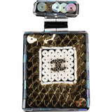 Chanel Pailetten CC Perfume Bottle Brooch