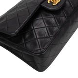 Chanel Quilted Lambskin 24K Gold Medium Double Flap Crossbody Bag