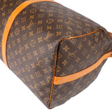 Louis Vuitton Canvas Monogram Keepall 55 Bandouliere