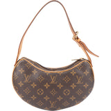 Louis Vuitton Canvas Monogram Croissant PM Handbag