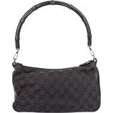 Gucci GG Monogram Bamboo Handbag