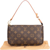 Louis Vuitton Canvas Monogram Pochette Accessoire Handbag