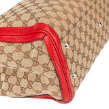 Gucci GG Monogram Bamboo Handbag