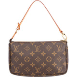 Louis Vuitton Canvas Monogram Pochette Accessoire Handbag