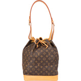 Louis Vuitton Canvas Monogram Sac Noe Grande Shoulder Bag