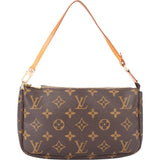 Louis Vuitton Canvas Monogram Pochette Accessoire Handbag