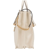 Gucci White Leather Horsebit 1955 Shoulder Bag
