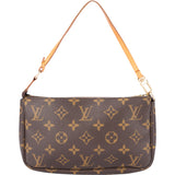 Louis Vuitton Canvas Monogram Pochette Accessoire Handbag