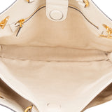 Gucci White Leather Horsebit 1955 Shoulder Bag