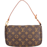 Louis Vuitton Canvas Monogram Pochette Accessoire Handbag