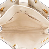Gucci White Leather Horsebit 1955 Shoulder Bag