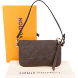 Louis Vuitton Brun Empreinte Monogram Citadine Pochette Accessoire Shoulder Bag