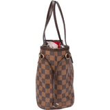 Louis Vuitton Damier Ebene Monogram Neverfull PM Handbag