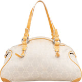 Céline Macadam Canvas Boston Bag Handbag
