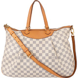 Louis Vuitton Damier Azur Monogram Siracusa GM Handbag