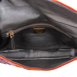 Fendi Limited FF Monogram Embroidered Baguette Crossbody Bag