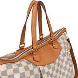 Louis Vuitton Damier Azur Monogram Siracusa GM Handbag