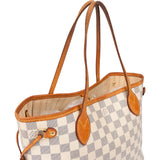 Louis Vuitton Damier Azur Monogram Neverfull PM Handbag