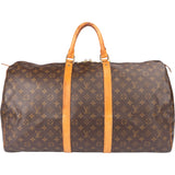 Louis Vuitton Canvas Monogram Keepall 55