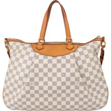 Louis Vuitton Damier Azur Monogram Siracusa GM Handbag