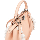 Fendi Nappa Leather Flowering Flower Mini Peekaboo Handbag