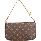 Louis Vuitton Canvas Monogram Pochette Accessoire Handbag