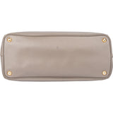 Prada Grey Saffiano Leather Galleria Handbag