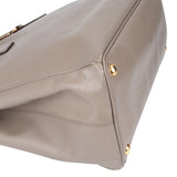 Prada Grey Saffiano Leather Galleria Handbag