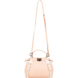 Fendi Nappa Leather Flowering Flower Mini Peekaboo Handbag