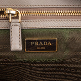 Prada Grey Saffiano Leather Galleria Handbag