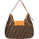 Fendi FF Monogram Zucca Shutter Handbag