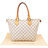 Louis Vuitton Damier Azur Monogram Saleya PM Handbag
