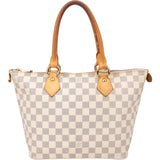 Louis Vuitton Damier Azur Monogram Saleya PM Handbag