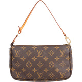 Louis Vuitton Canvas Monogram Pochette Accessoire Handbag