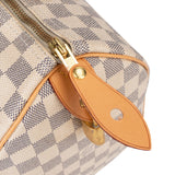 Louis Vuitton Damier Azur Monogram Speedy 30 Handbag