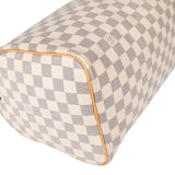 Louis Vuitton Damier Azur Monogram Speedy 30 Handbag