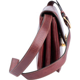 Celine Bordeaux Calfskin Triomphe Shoulder Bag