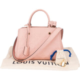 Louis Vuitton Pink Empreinte Monogram Montaigne BB Handbag