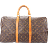 Louis Vuitton Canvas Monogram Keepall 50 Bandouliere