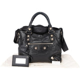 Balenciaga Blue Leather City Handbag