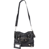 Balenciaga Blue Leather City Handbag
