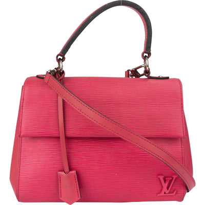 Louis Vuitton Pink Epi Leather Cluny BB Handbag - vintageandkickz