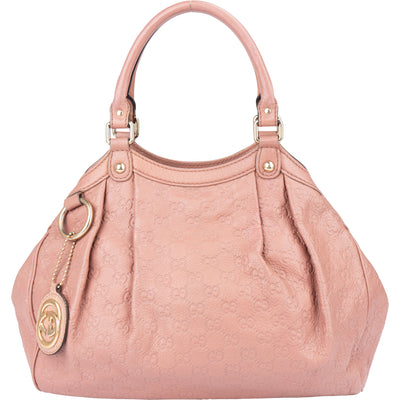 Gucci Leather GG Monogram Sukey Handbag