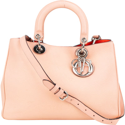 Christian Dior Pink Leather Diorissimo Handbag - vintageandkickz