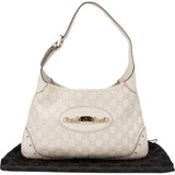 Gucci GG Leather Monogram Horsebit Jackie Handbag