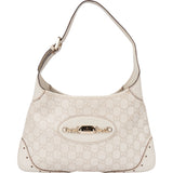 Gucci GG Leather Monogram Horsebit Jackie Handbag