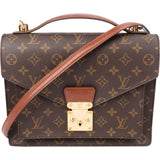 Louis Vuitton Canvas Monogram Monceau Handbag