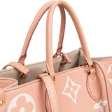 Louis Vuitton Leather Monogram Empreinte Giant OnTheGo MM Handbag